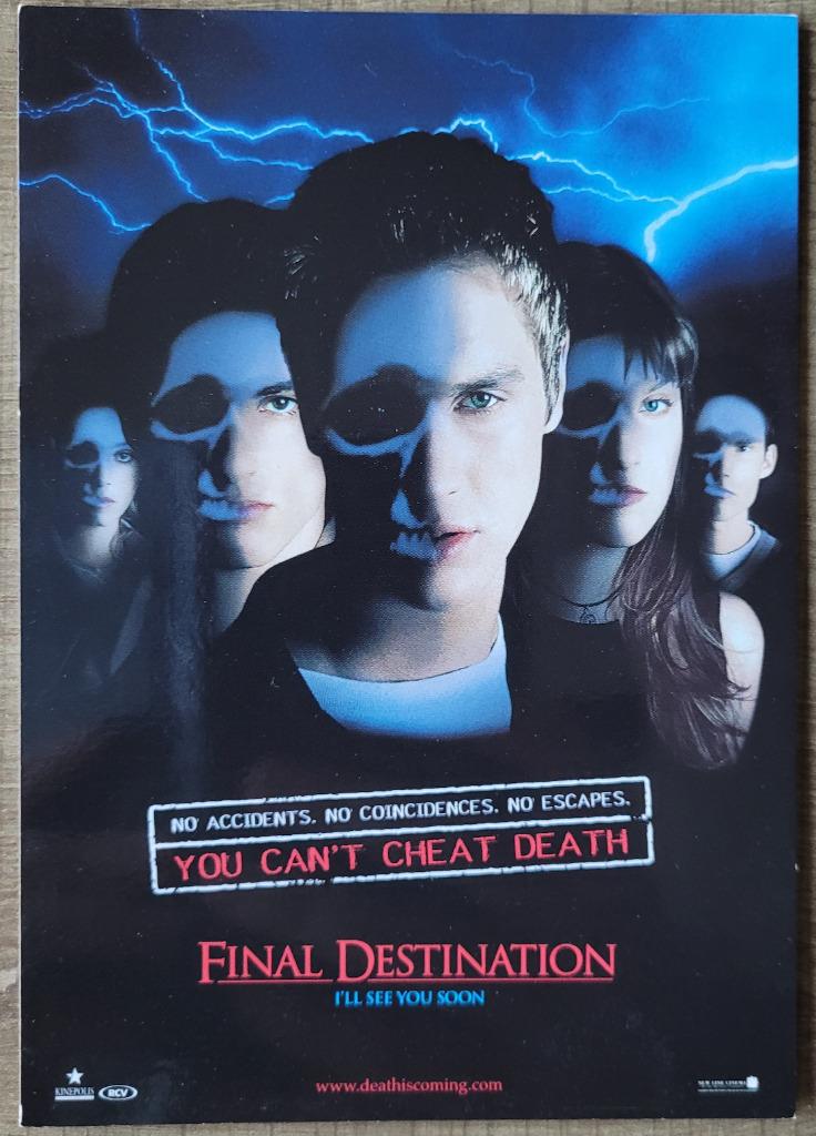 Postkaart: Final Destination, Verzamelen, Ophalen of Verzenden, Zo goed als nieuw, Film, Foto of Kaart