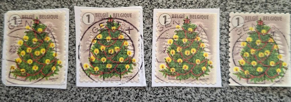 Postzegels België OBP 4742/4742c, Postzegels en Munten, Postzegels | Europa | België, Kerst, Ophalen of Verzenden, Gestempeld