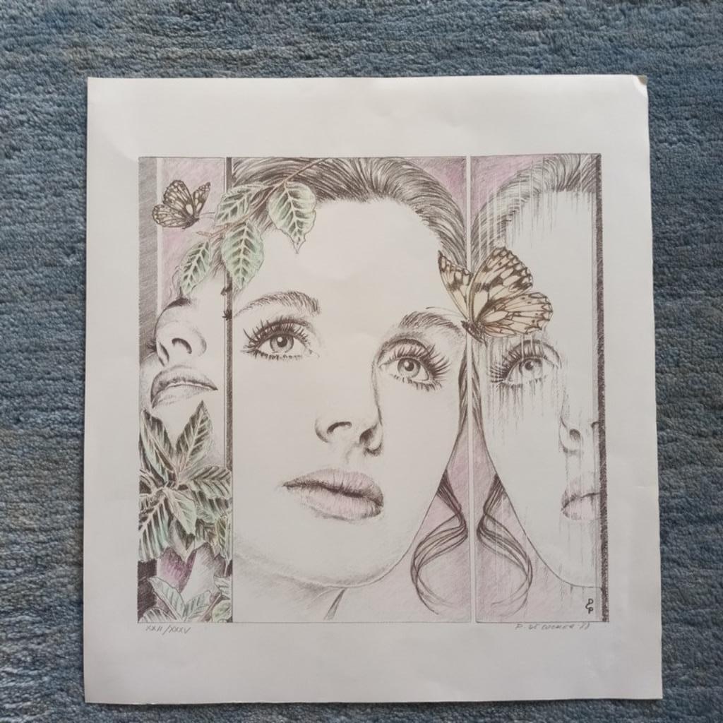 Paul De Cocker (1931-2020) - Lithografie handgesigneerd, Ophalen of Verzenden