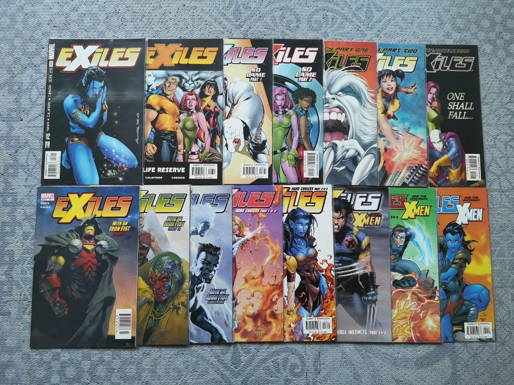 Exiles (vol.1) #16-30 (2002) - 15 comics, Série complète ou Série, Enlèvement ou Envoi, Comme neuf