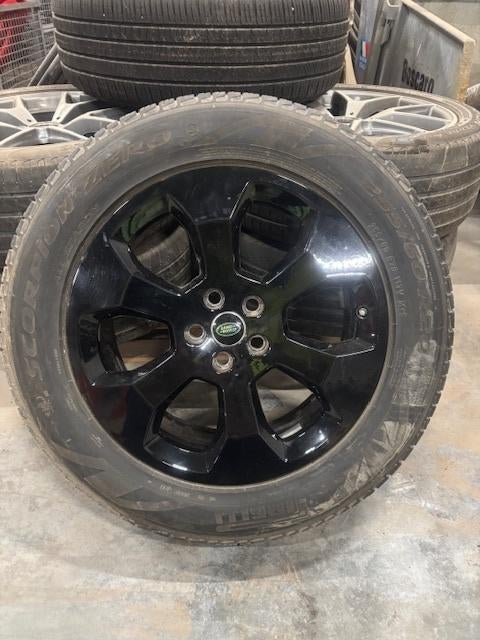 Originele Land Rover Defender 20 inch velgen + banden, 255 mm, Enlèvement, Utilisé, 20 pouces