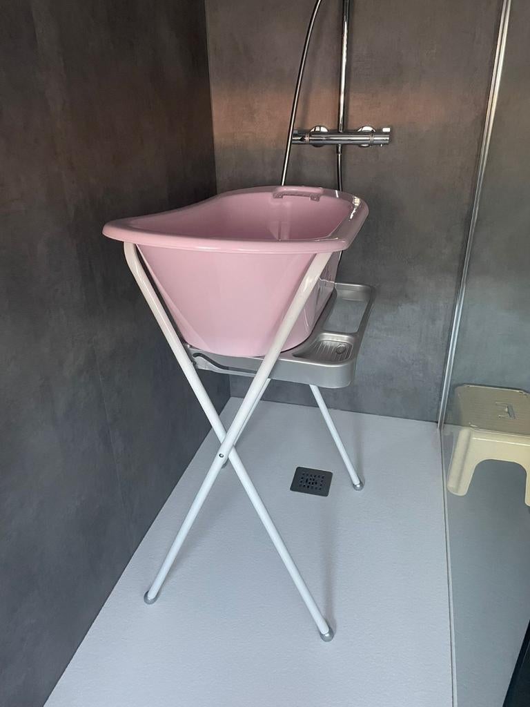 Baby bad Bébé-Jou met staander, Ophalen, Gebruikt, Badje, Bébé-jou