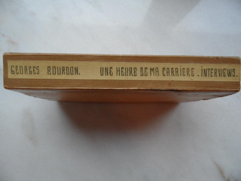 Une heure de ma carrière, G. Bourdon, Gelezen, Europa overig, Ophalen of Verzenden, G. Bourdon