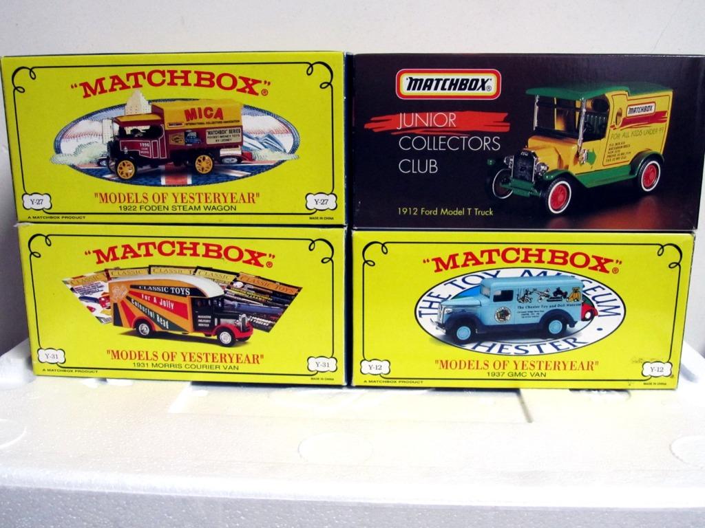 4 Matchbox "Models of Yesteryear” Code 2 Club-modellen, Hobby en Vrije tijd, Overige merken, 1:32 tot 1:50, Overige typen, Nieuw