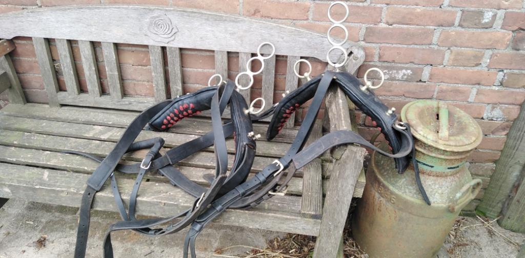 2 schoft tuigjes voor 2 of 4 span shet pony, Dieren en Toebehoren, Ophalen, Zo goed als nieuw