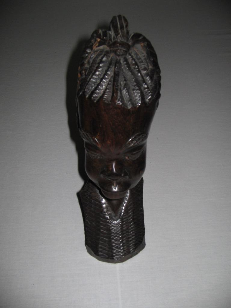 Mooi beeld in massief Congolees hout, Antiek en Kunst, Ophalen of Verzenden