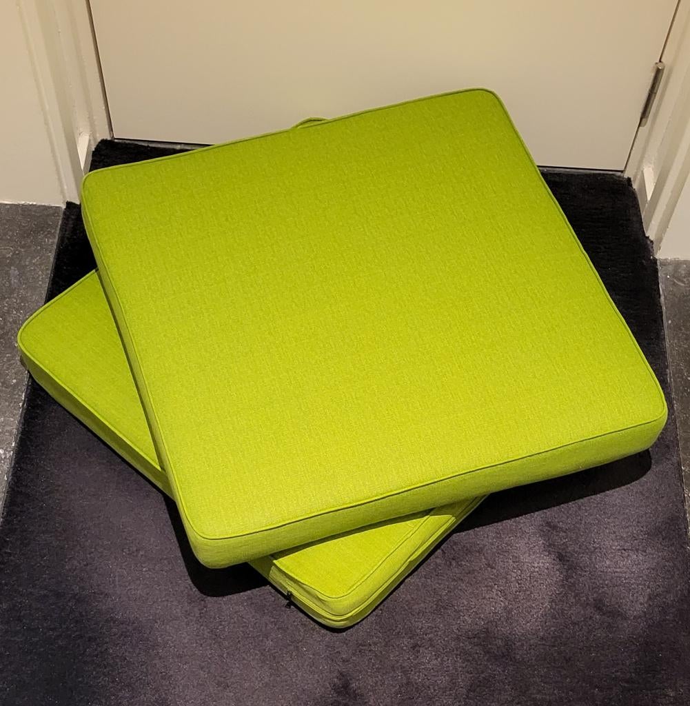 2x Madison Luxe Lounge Kussens 60x60, Ophalen, Zo goed als nieuw, Overige kleuren, Rechthoekig