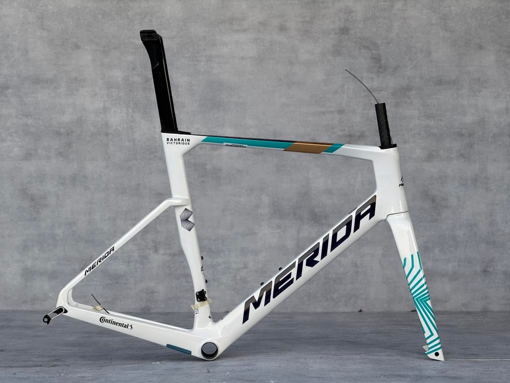 Merida Reacto framesetS CF5 NIEUW TEAM BAHREIN XXS en XS, Enlèvement ou Envoi, Comme neuf, Carbone