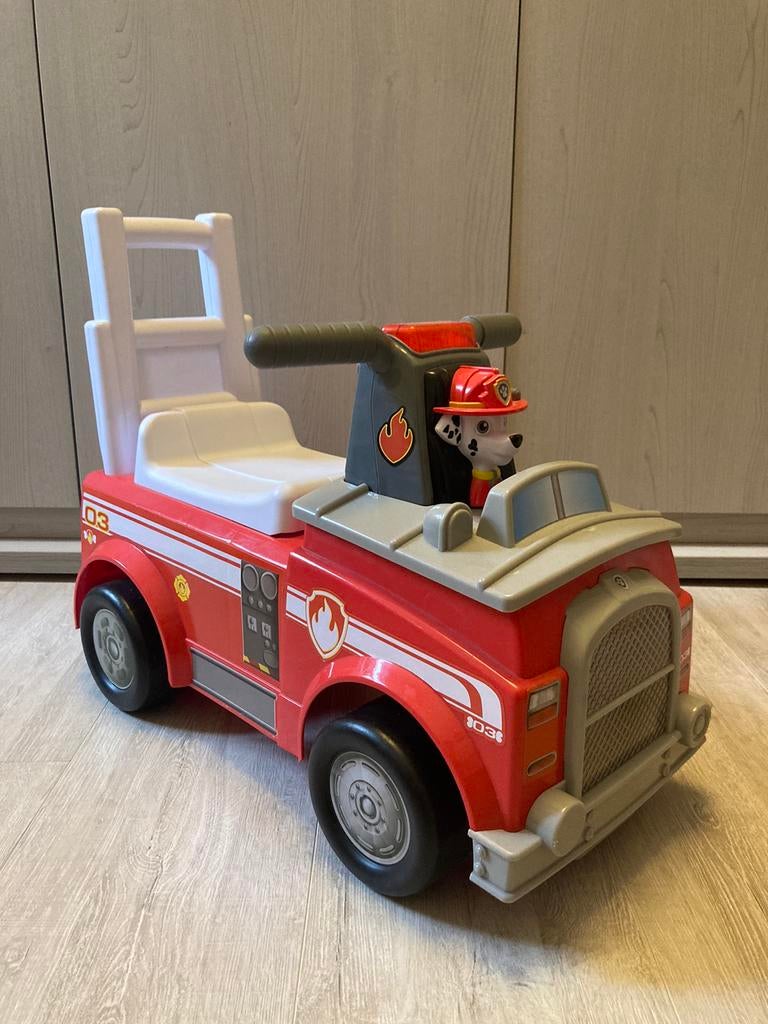 Loopwagen/Brandweerwagen Paw Patrol, Kinderen en Baby's, Ophalen, Gebruikt