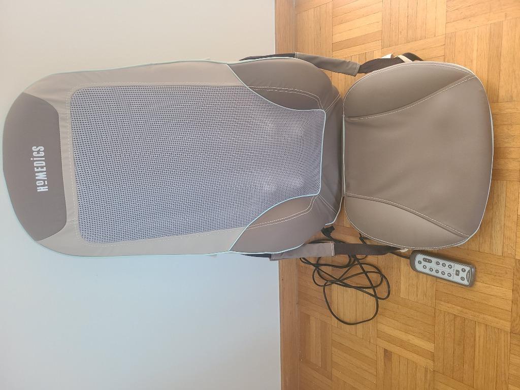 Homedics Gel Shiatsu massage rugkussen, Ophalen of Verzenden, Zo goed als nieuw, Massagestoel of Kussen