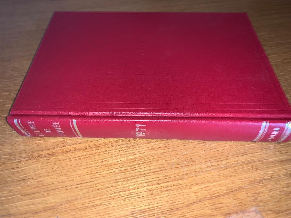 Le livre de l’année 1971  Grolier Excellent état, Grolier, Comme neuf, 20e siècle ou après, Envoi