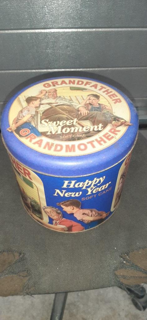 Vintage koekendoos, Verzamelen, Ophalen of Verzenden, Gebruikt, Koek(jes), Overige merken