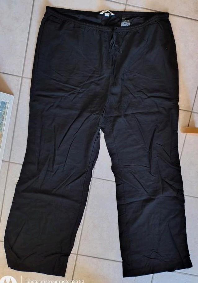 H&M zwarte lichte/dunne broek maat XL voor dames., H&M, Zwart, Ophalen of Verzenden, Zo goed als nieuw
