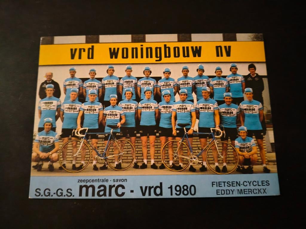Teamfoto Marc-Carlos-V.R.D. (1980), Verzamelen, Ophalen, Nieuw, Poster, Plaatje of Sticker