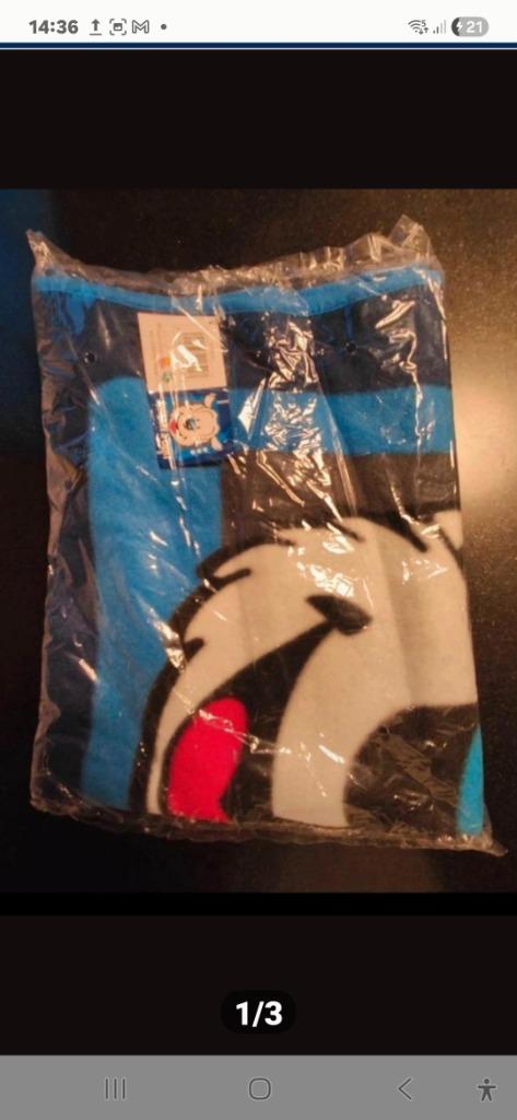 Fleece deken Samson en Gert, Kinderen en Baby's, Ophalen of Verzenden, Nieuw, 100 cm of meer, Deken