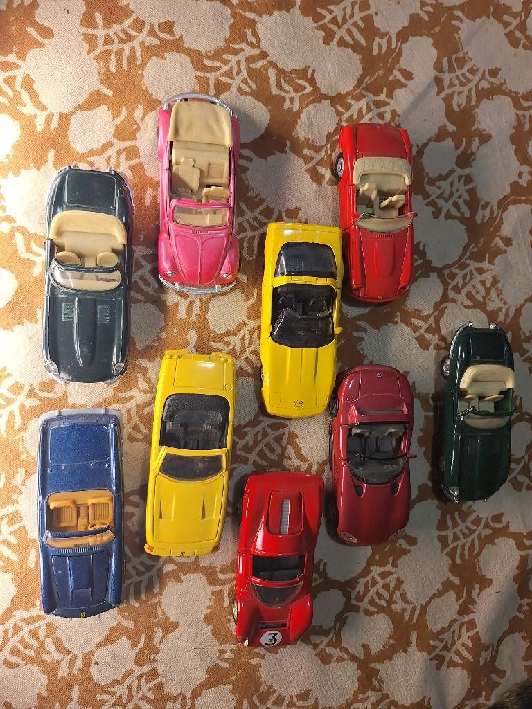 MAISTO 9 CABRIO'S, Hobby en Vrije tijd, Ophalen, Gebruikt, Auto