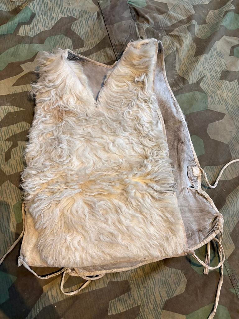 Chape en peau de mouton francais 1940 WW2 16e Inf, Enlèvement ou Envoi