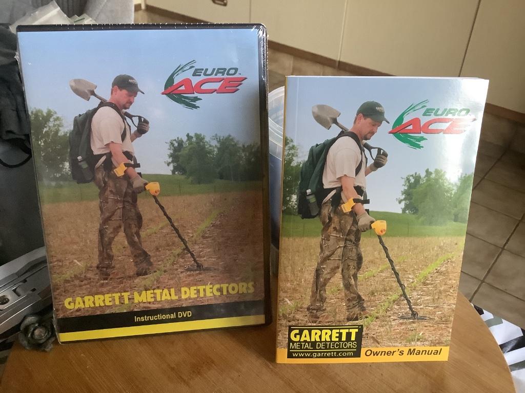 Instructie boekje+ dvd Garrett euro ace, Hobby & Loisirs créatifs, Détecteurs de métaux, Enlèvement ou Envoi, Neuf, Garrett