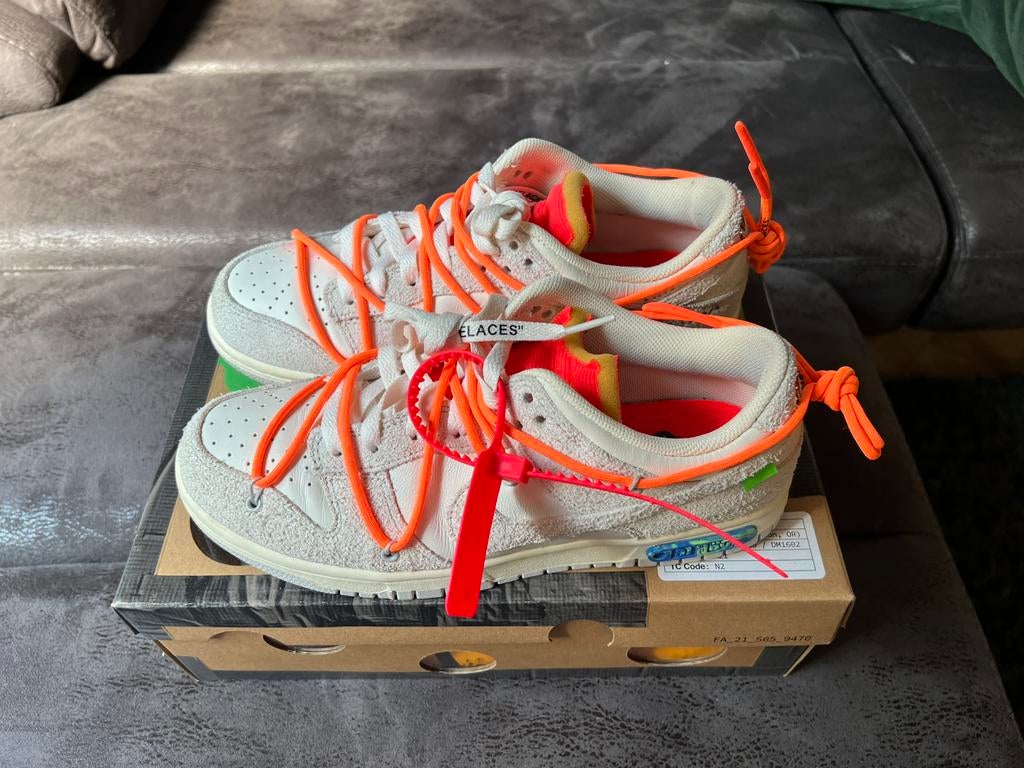 Nike x off-white dunk lot 31, Kleding | Heren, Schoenen, Ophalen, Wit, Zo goed als nieuw, Sneakers