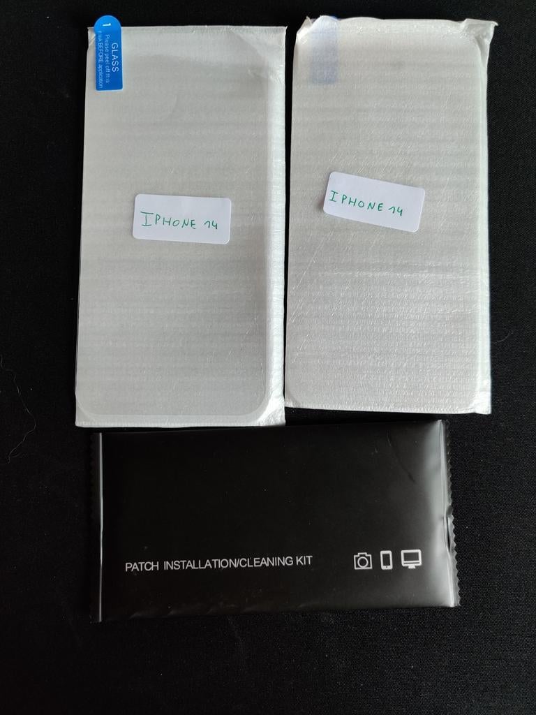 Verre trempé Iphone 14, Enlèvement ou Envoi, Neuf, Façade ou Cover
