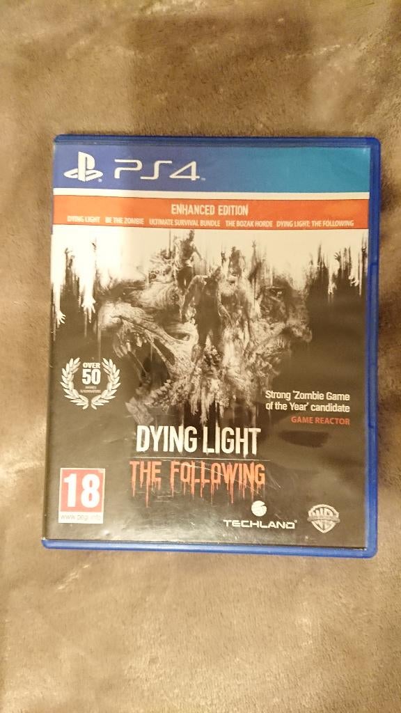 Dying Light – The Following (enhanced edition) ps4, Games en Spelcomputers, 3 spelers of meer, Ophalen, Gebruikt, Avontuur en Actie