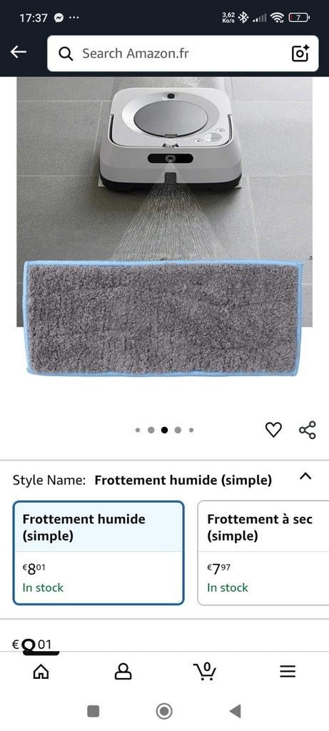 Chiffon Longue Durée de Vie pour Le Robot Nettoyeur Jet M6 (, Enlèvement, Neuf