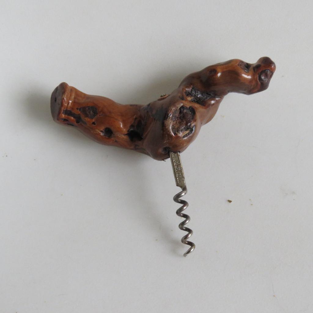 Vintage kurkentrekker wijnopener wijnrank wijnstok, Ophalen of Verzenden