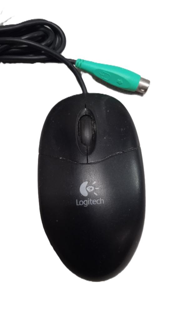 Logitech M-SBF96 PS-2 optische muis, Muis, Gebruikt, Logitech, Rechtshandig