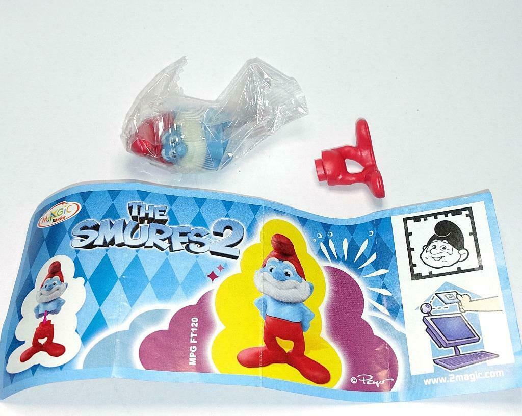 FT120 Les Schtroumpfs The Smurfs 2: Grand Schtroumf + Bpz, Enlèvement ou Envoi, Neuf, Figurines en plastique dur