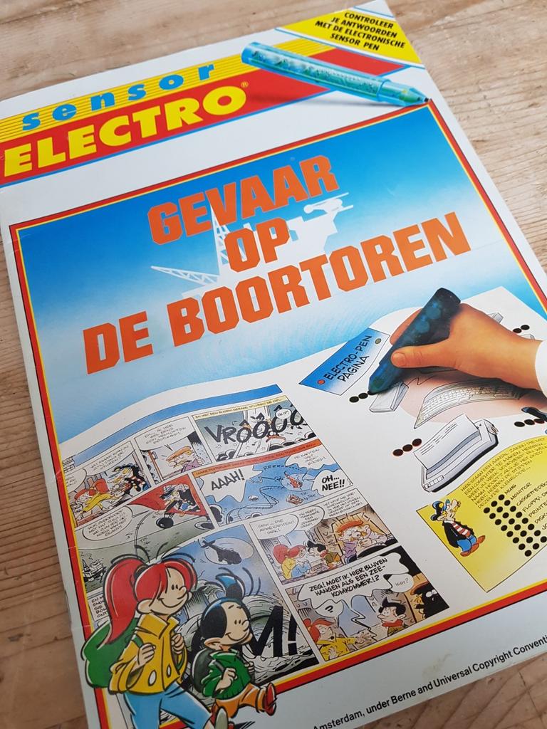 RECLAMESTRIP SENSOR ELECTRO : GEVAAR OP DE BOORTOREN 1987, Une BD, Enlèvement ou Envoi, Utilisé