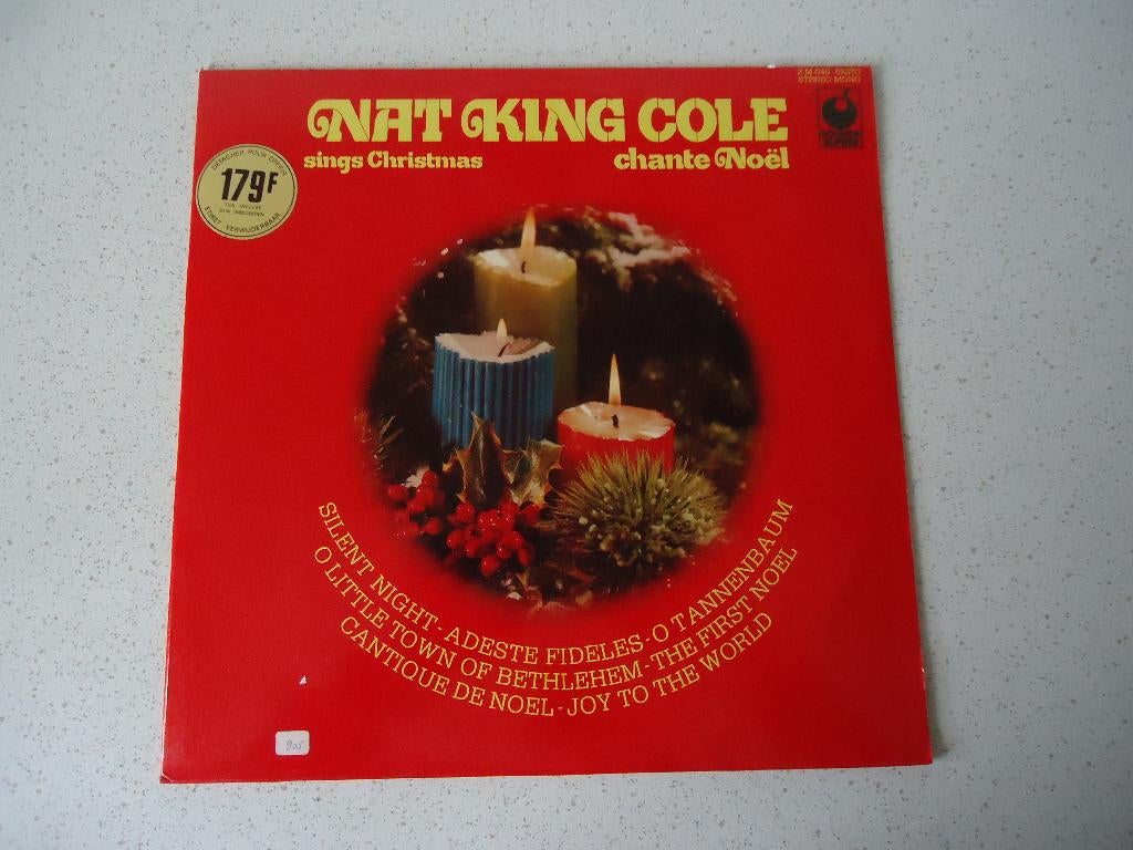 LP "Nat King Cole" Sings ChrIstmas / Chante Noel., Cd's en Dvd's, Vinyl | Overige Vinyl, Ophalen of Verzenden, Zo goed als nieuw