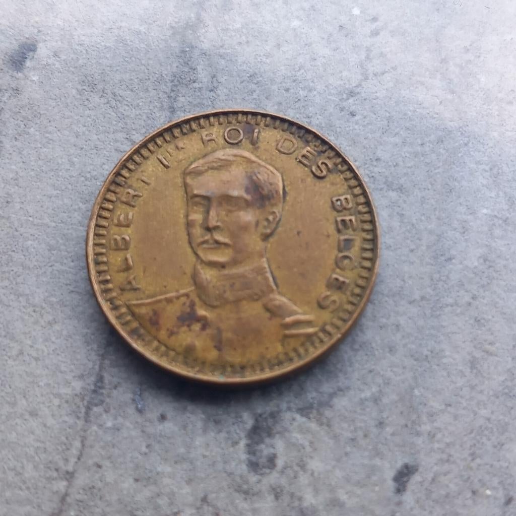 Drappir Anvers, la champagnette ,Albert 1, Postzegels en Munten, Ophalen of Verzenden