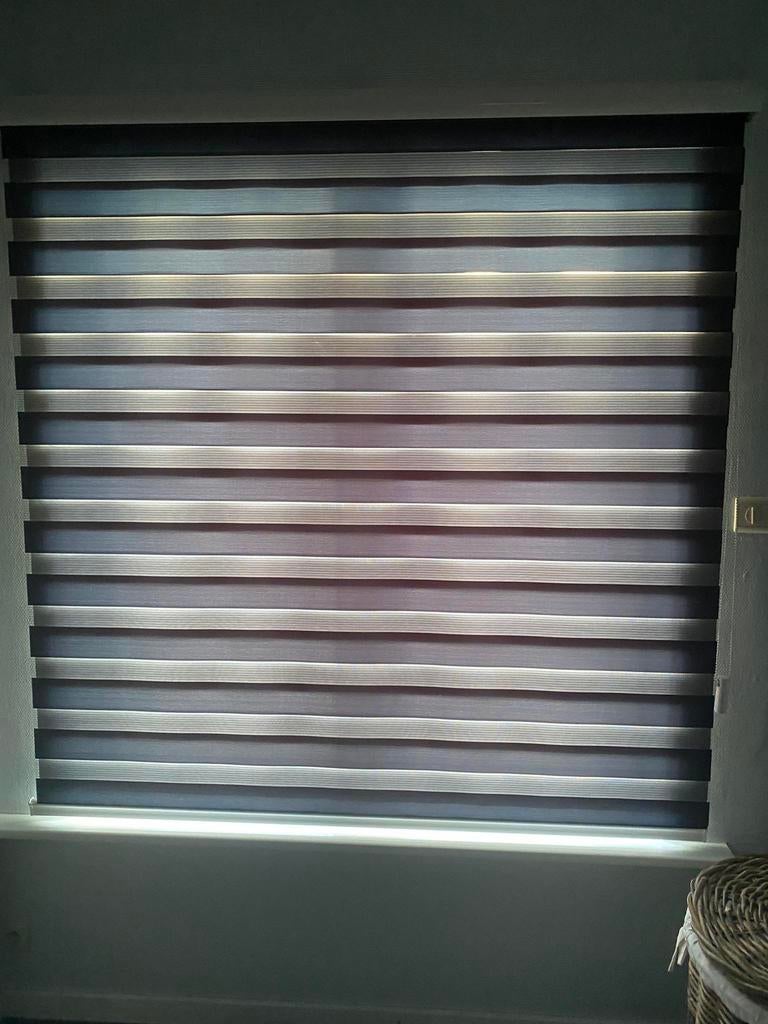 Duo rolgordijn, Huis en Inrichting, Ophalen, Blauw, 100 tot 150 cm, 150 tot 200 cm