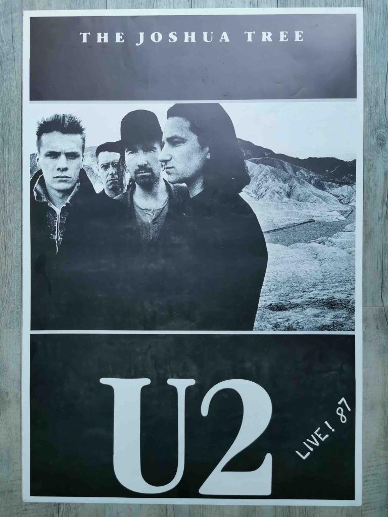 U2 - JOSHUA TREE - 70/102 CM, Verzamelen, Rechthoekig Staand, Deurposter of groter, Ophalen of Verzenden, Zo goed als nieuw