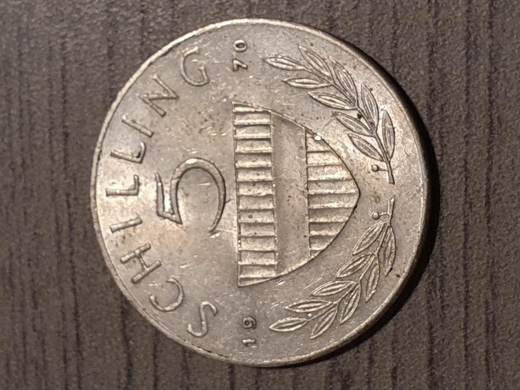 Oostenrijk 5schilling 1970 mooi oud verzamelmunt, Ophalen of Verzenden, Oostenrijk