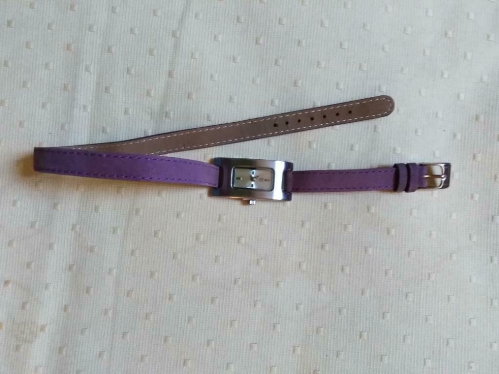 Twee keer zo mooi dameshorloge, Leer, Staal, Polshorloge, Nieuw