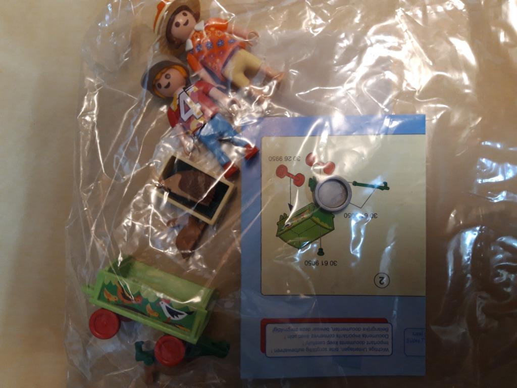playmobil kindjes met bolderkar, Kinderen en Baby's, Ophalen, Zo goed als nieuw