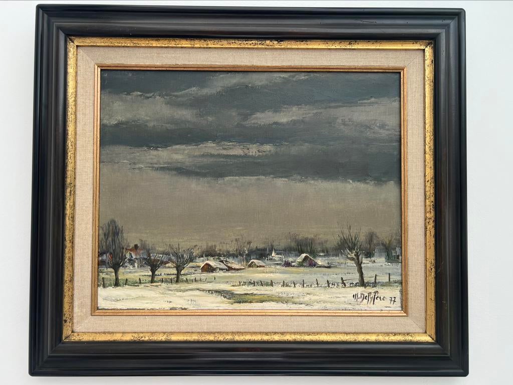 Michel Depypere (Kuurne1923-Kortrijk1978) schilderij, Antiek en Kunst, Ophalen