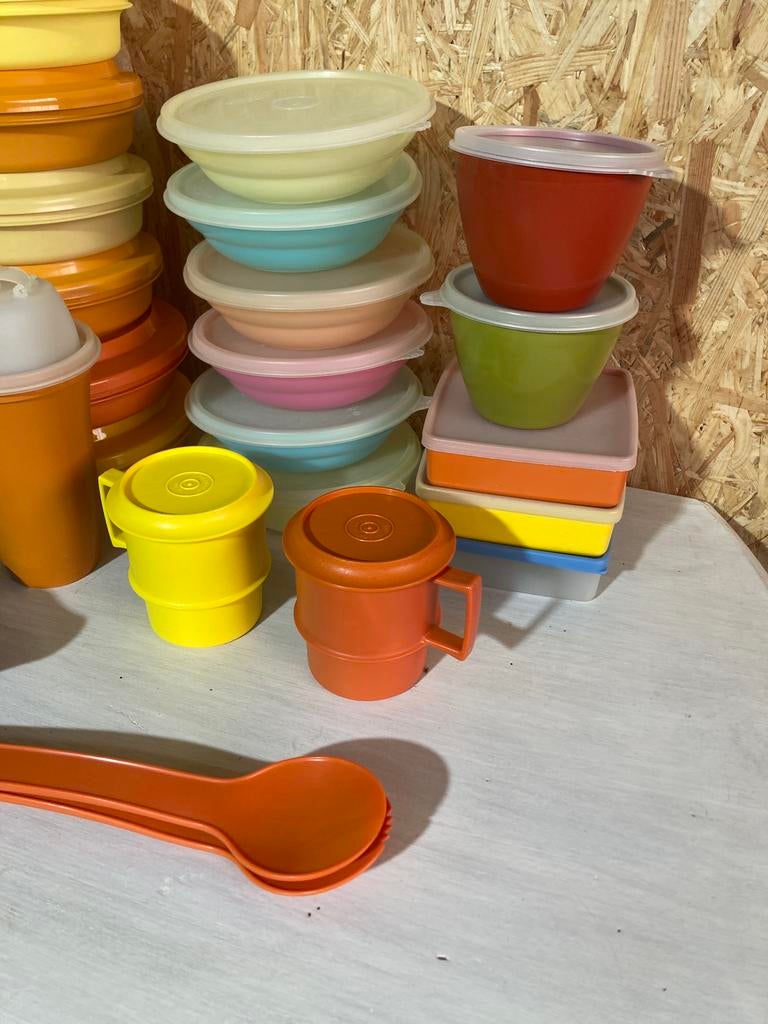 Lot retro Tupperware, Tupperware, Enlèvement ou Envoi, Utilisé, X