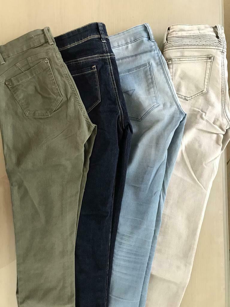 4 jeansbroeken 32 à 34, Ophalen of Verzenden, Zo goed als nieuw, Maat 34 (XS) of kleiner, Lang