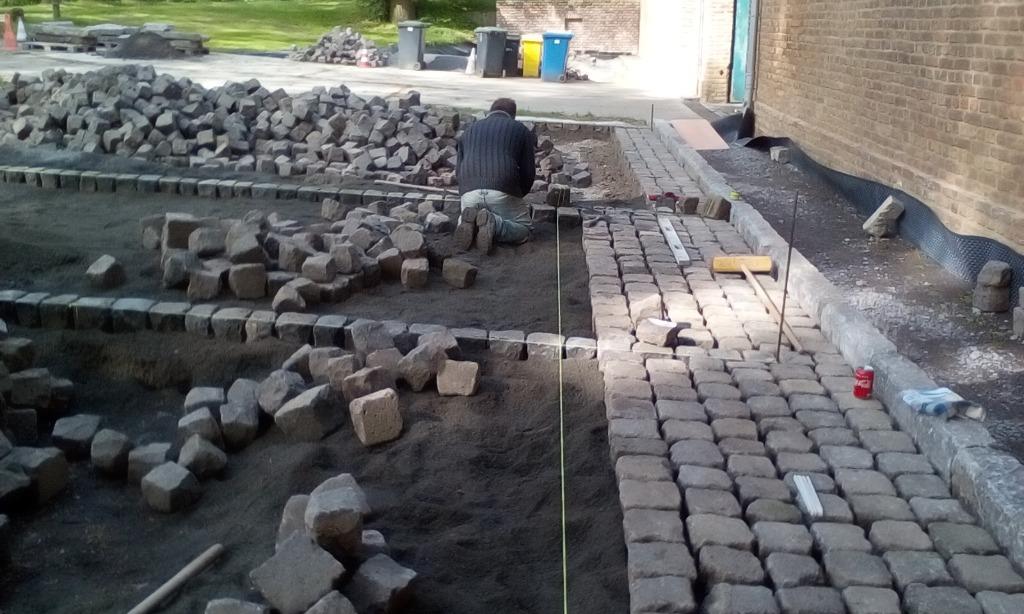 kasseien  tuin klinkers, Tuin en Terras, Ophalen of Verzenden