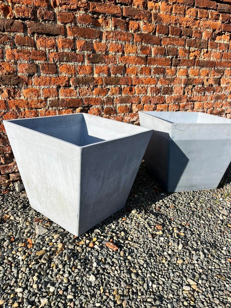 2 grands pots pour plantes, Tuin en Terras, Ophalen, Gebruikt