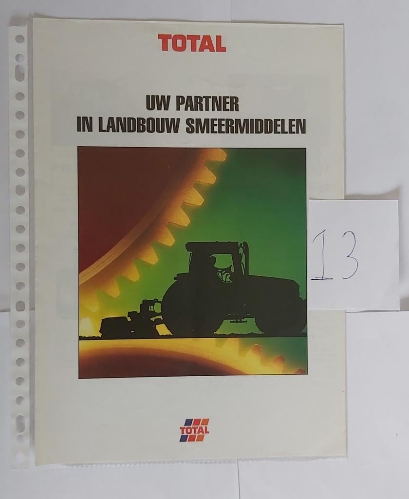 Total votre partenaire en lubrifiants agricoles brochure agr, Enlèvement ou Envoi, Comme neuf, Dépliant