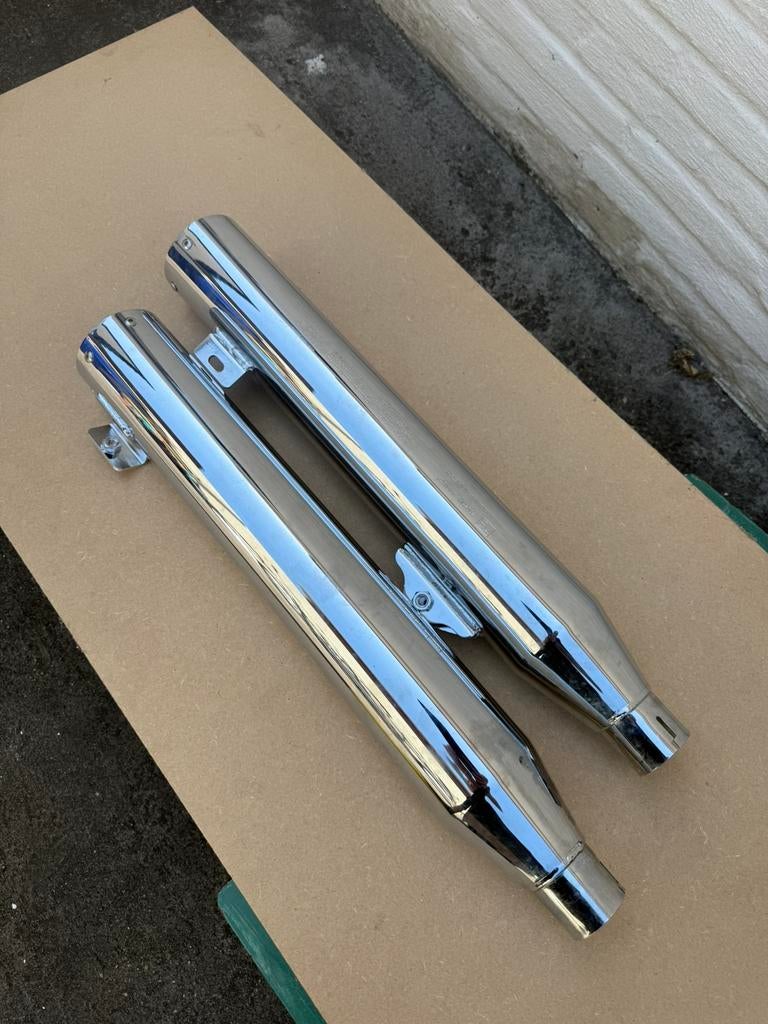 Harley davidson dyna uitlaten originele, Motoren, Ophalen, Gebruikt