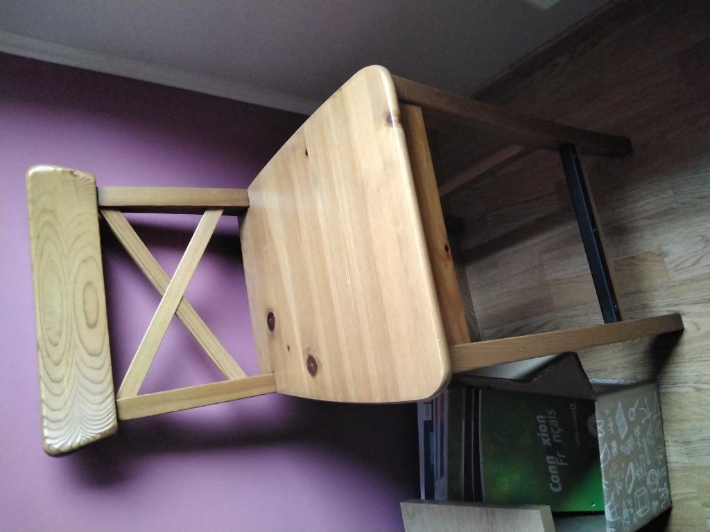 Chaise haute en pin, Enlèvement