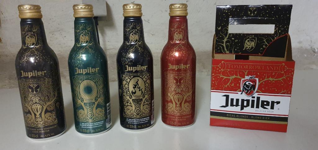 Pack de 4 Jupiler Tomorrowland, Enlèvement, Utilisé, Bouteille(s), Jupiler