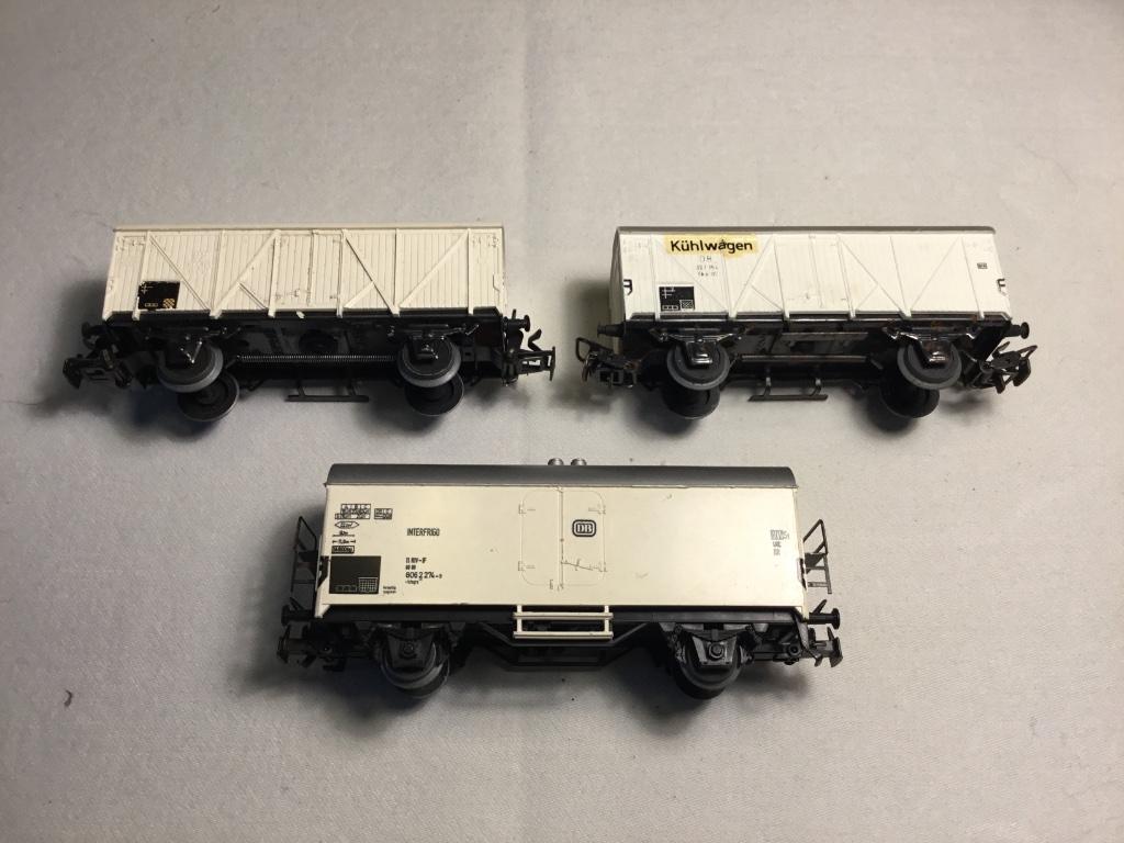 Marklin frigo wagons 4508 en 4415 (set van 3), Wisselstroom, Wagon, Ophalen of Verzenden, Zo goed als nieuw