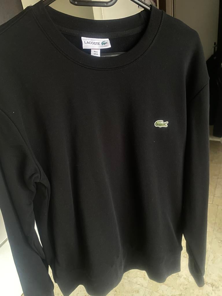Lacoste sweater trui zwart L, Kleding | Heren, Verzenden, Zo goed als nieuw, Maat 48/50 (M), Zwart