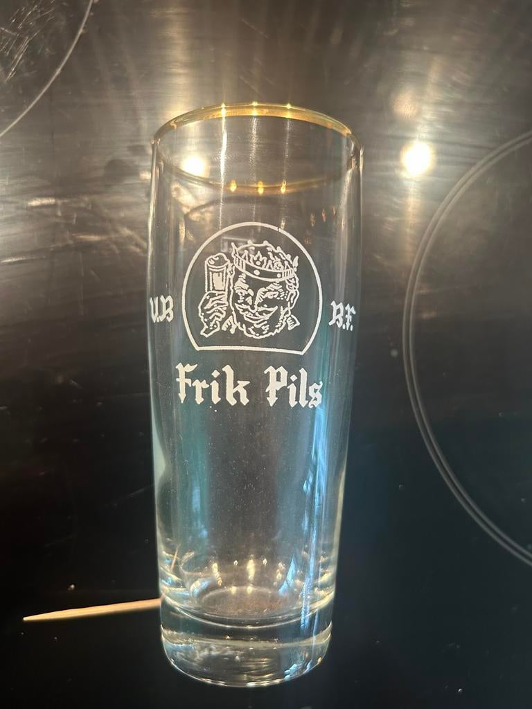 Verre  bière Frik Pils Lauwe, Verzamelen, Ophalen of Verzenden, Zo goed als nieuw