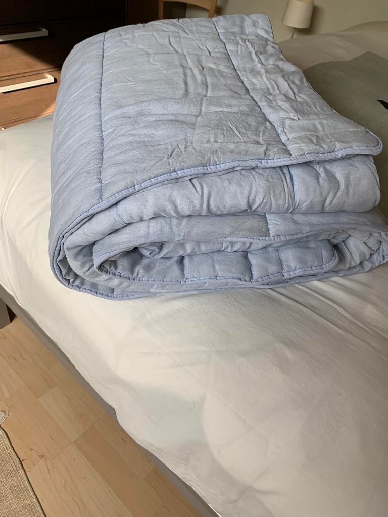 couette, Enlèvement ou Envoi, Utilisé, Couverture ou Couette, Bleu